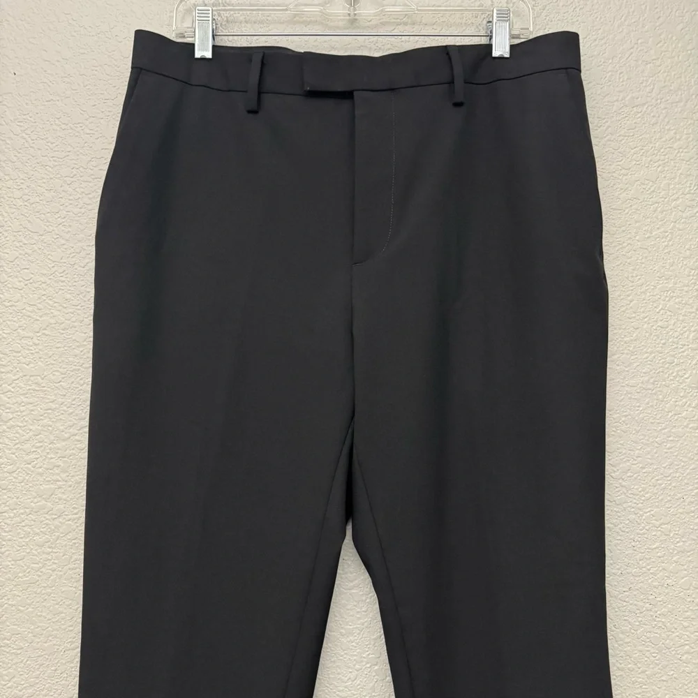 Banana Republic Modern Classic‎ Plain Weave Suit Trouser Pants Black Size 33x30
